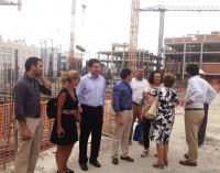 Buena marcha de las obras de reconstrucción de edificios en Lorca