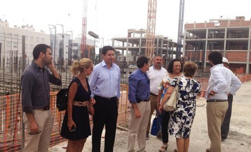 Buena marcha de las obras de reconstrucción de edificios en Lorca
