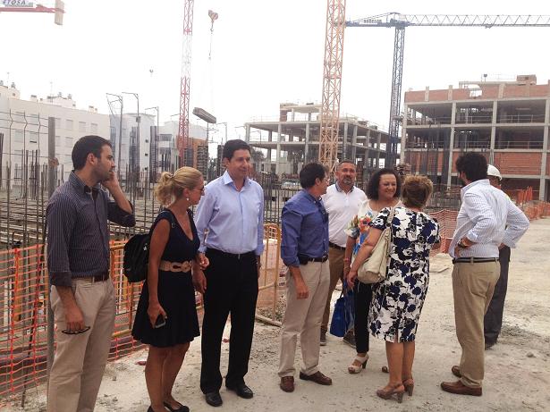 Buena marcha de las obras de reconstrucciÃ³n de edificios en Lorca