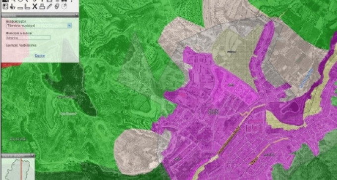 La información cartográfica de todos los municipios aragoneses, accesible en Internet