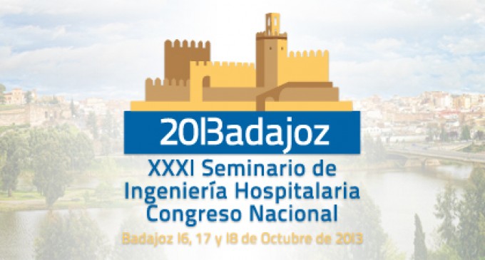 Badajoz será sede del XXXI Seminario Nacional de Ingeniería Hospitalaria