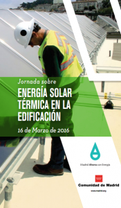 Jornada FENERCOM sobre Energía Solar Térmica en la Edificación