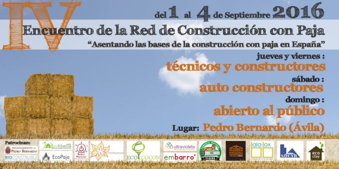 4º Encuentro de la Red de Construcción con Paja 2016