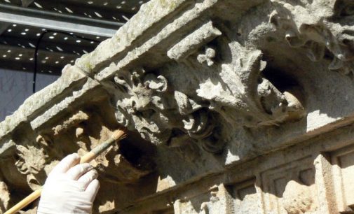 En diciembre finalizará la restauración de la Fachada de la Universidad de Salamanca